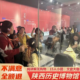 陕西历史博物馆预约门票15人小团2.5H大咖讲解基础馆+珍宝馆纯玩