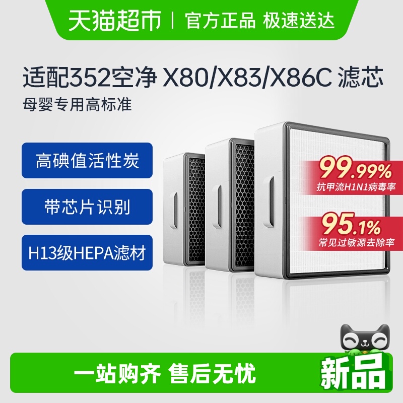 康净之芯适配352空气净化器