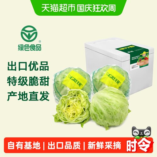 绿行者出口级新鲜球生菜