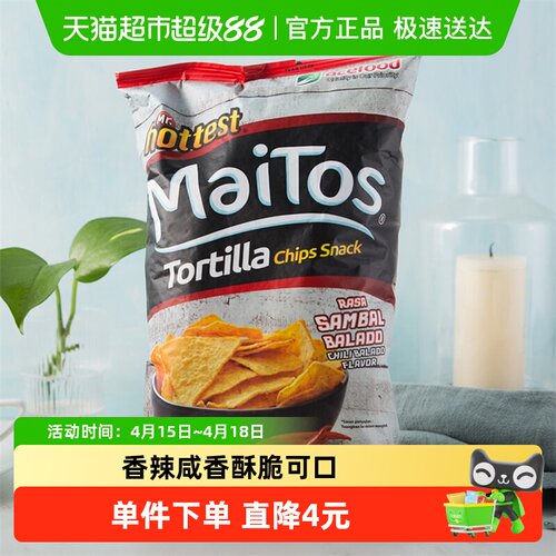 Maitos香辣味玉米片140g