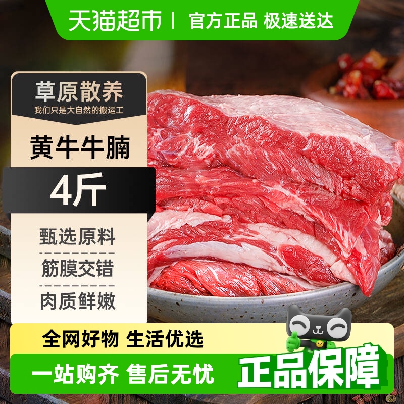祁连天宝牛腩肉整块生鲜1kg×2袋