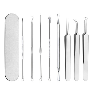 中国粉刺针不锈钢粉刺针黑头夹