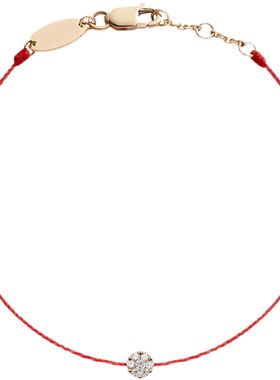 法国redline手链女小18k镶钻石