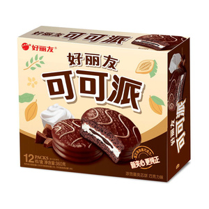好丽友可可派巧克力味12枚/盒