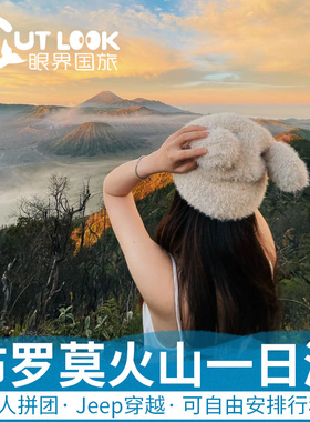 单人可拼/印尼泗水布罗莫Bromo火山一日游/赛伍/宜珍一日游2-9人