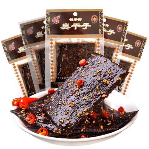 飞旺臭干子辣条8090后经典小零食湖南特产小吃解馋麻辣八宝青丝