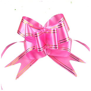 婚车手拉花100条拉花彩带蝴蝶结大号汽车新车扎花结婚庆礼品装饰