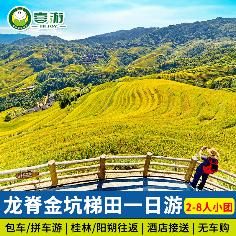 【2-8人小团】桂林旅游龙脊梯田金坑大寨纯玩一日游 可阳朔出发
