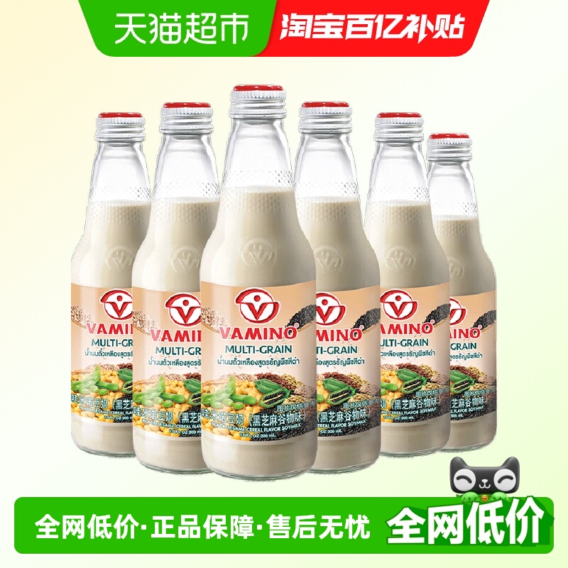 哇米诺泰国进口豆奶300ml×6瓶