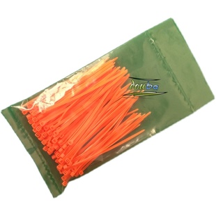 彩色尼龙扎带 3*100 蓝红黄绿橙黑白桃红 小迷你扎带 扎带 2.5宽