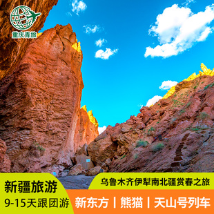 新疆东北旅游新东方快车乌鲁木齐伊犁南北疆赏春之旅熊猫林都专列