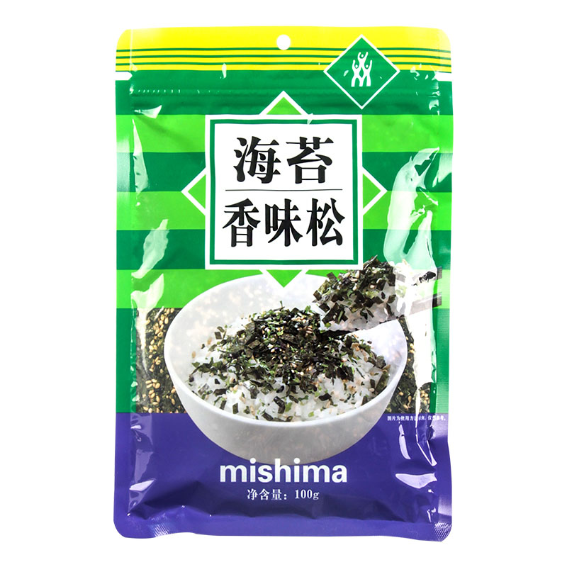 三岛海苔拌饭碎儿童零食香味松紫菜芝麻海苔拌饭寿司饭团材料