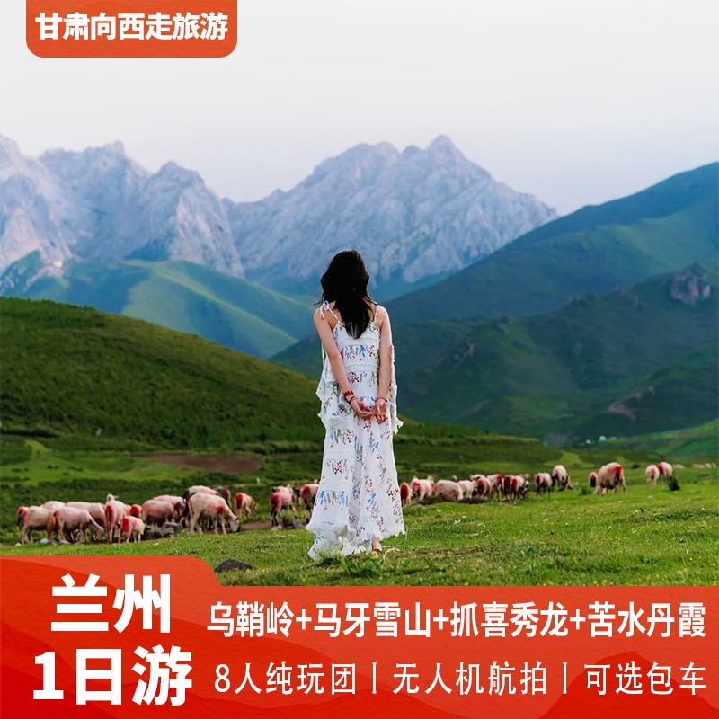 马牙雪山/乌鞘岭/抓喜秀龙/苦水丹霞/一日跟团游可包车纯玩航拍团