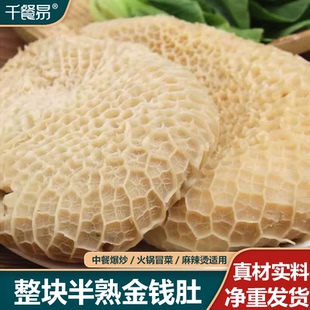 金钱肚商用批发新鲜水发大块蜂窝肚火锅食材熟牛肚半成品 净重