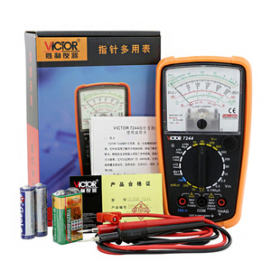 胜利指针万用表vc7244victor机械