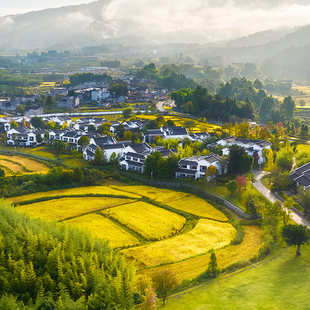 特惠2-3晚腾冲玛御谷悦椿酒店银杏季旅游温泉和顺热海