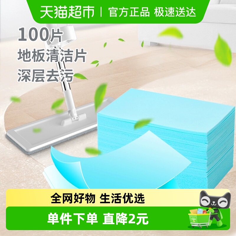 千屿100片多效片瓷砖木地板清洁