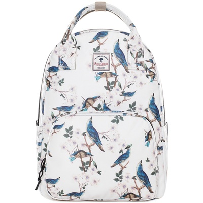 校园初中生印花电脑背包