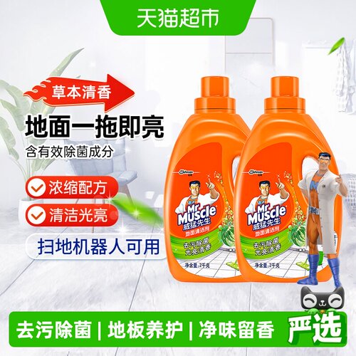 威猛先生除菌地面清洁剂2kg×2瓶