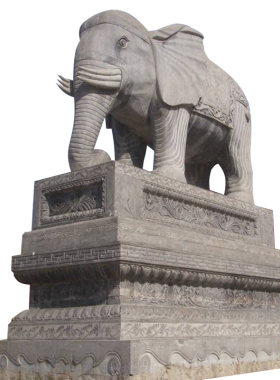 大型动物园林石材景观雕塑定制