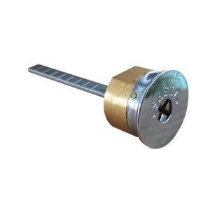 厂家直销全铜十字车库门锁芯 通用型锁芯 铁门防撬单头带尾巴锁芯