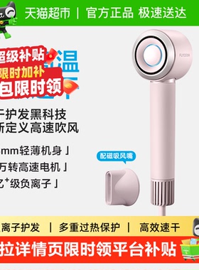 飞科高速吹风机家用负离子护发大风力速干电吹风筒送女友FH6371
