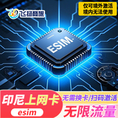 4G印尼巴厘岛手机无限流量上网 印度尼西亚esim电话卡5G eSIM