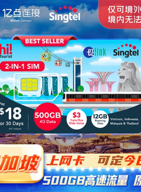 新加坡电话卡交通卡二合一