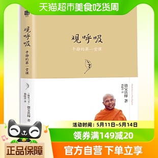 观呼吸 第一堂课当代内观大师德宝法师代表作呼吸之道禅修 平静