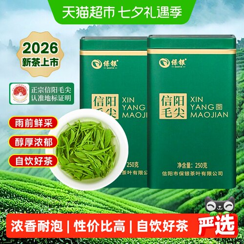 保银信阳毛尖特级白毫显露