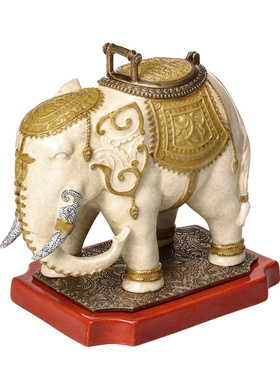 欧式风陶瓷电视柜吉祥新居礼摆件