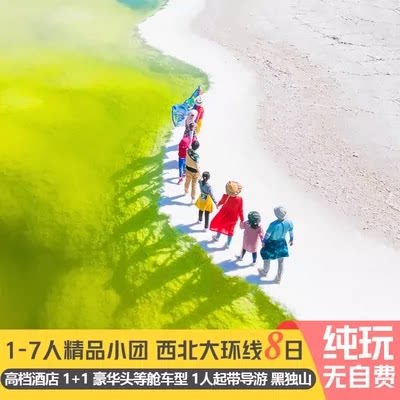 含导游7人小团西北旅游青海甘肃大环线1+1头等舱座椅8天青甘纯玩