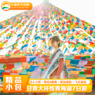 8人纯玩小团丨青海旅游青甘大环线7天6晚跟团游孤独星际换装旅拍