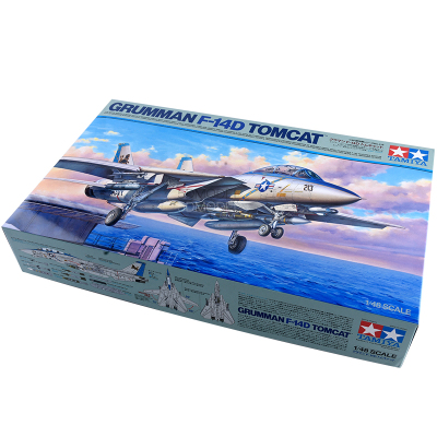 5D模型 田宫拼装飞机 61118 1/48 美国格鲁曼F-14D雄猫舰载战斗机
