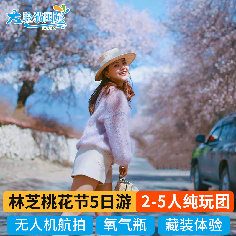 2-5人团 车载制氧机西藏拉萨旅游 林芝墨脱巴松措五日游5日跟团