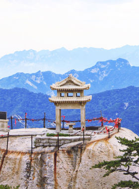 [华山风景名胜区-大门票+单程西峰进山车票+单程西峰索道票]大门票+西峰进山车+西峰单程索道
