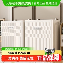 星优衣服收纳箱大容量家用翻盖整理箱带轮可折叠多功能被子储物柜