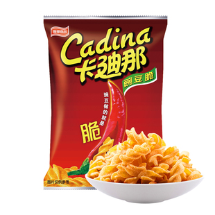 Cadina/卡迪那辣味豌豆脆童年回味膨化零食小吃下午茶