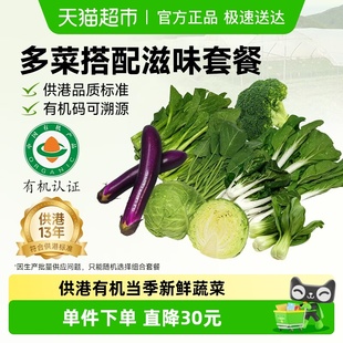 苏嫲嫲供港有机蔬菜随机当季 蔬菜1斤基地现摘宝宝辅食叶菜瓜果