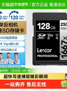 雷克沙SD卡数码相机内存卡单反微单存储卡4K佳能尼康富士松下大卡