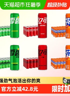 可口可乐碳酸饮料摩登罐