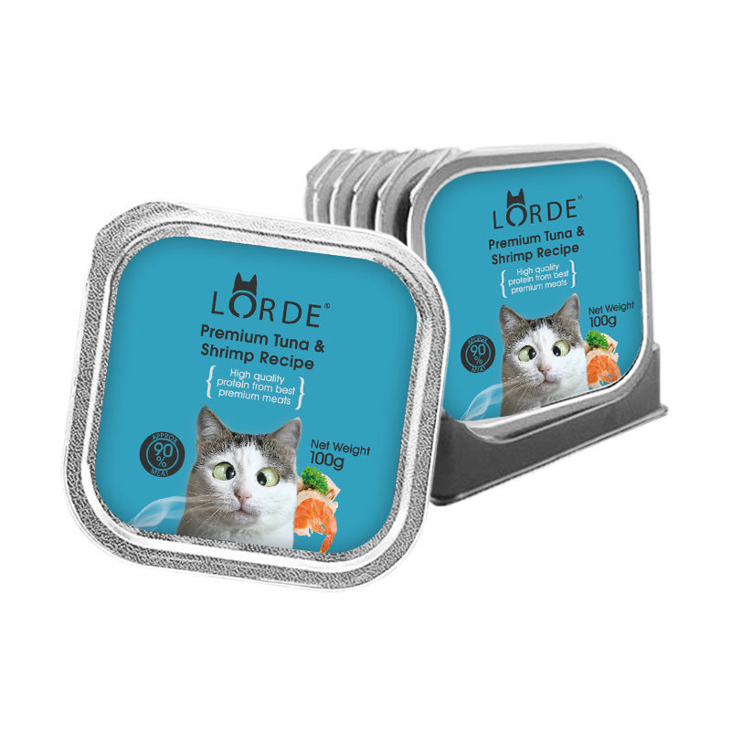 爆款LORDE里兜猫罐头猫咪营养主食零食罐头成幼猫含肉湿粮6罐