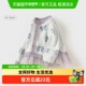 戴维贝拉儿童毛衣开衫 中大童外套 女童网纱针织衫 2025秋装 新款