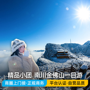 重庆一日游 纯玩周边旅游金佛山2-8人小团玩雪滑雪亲子跟团游
