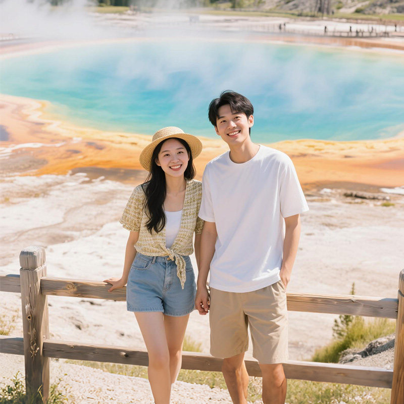 自营8人小团|美国旅游洛杉矶黄石国家公园羚羊谷7天6晚跟团日游