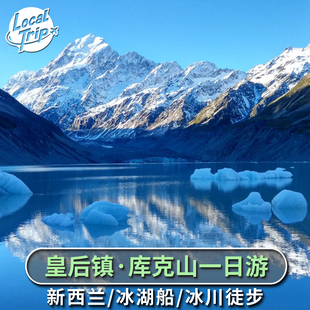 普卡基湖 冰川 林迪斯 库克山国家公园 新西兰皇后镇库克山一日游