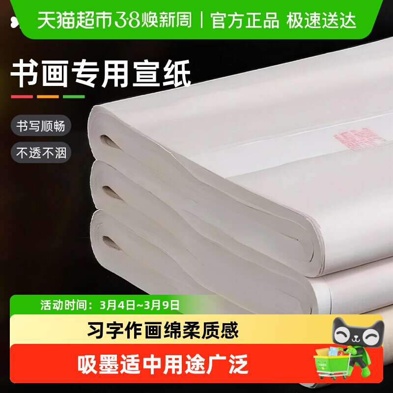 宅小仙宣纸美术国画专用作品纸书法练字临摹纸儿童写毛笔字练习纸