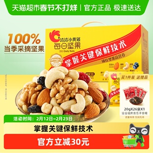 洽洽小黄袋每日坚果混合坚果30日休闲零食孕妇儿童款礼盒恰恰