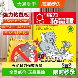 达豪老鼠粘强力粘鼠板加大加厚家用粘大老鼠一窝端老鼠贴捕鼠神器