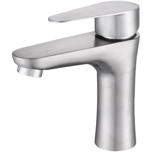 304不锈钢卫生间洗手盆面盆脸盆冷热两用水龙头台上盆台下盆冷暖